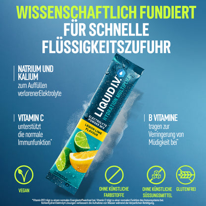 Liquid I.V.® Hydration Multiplier® DE - Lemon Lime 24PK