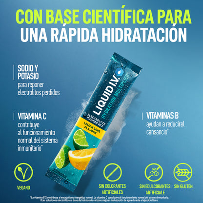 Liquid I.V.® Hydration Multiplier® ES - Lemon Lime 24PK