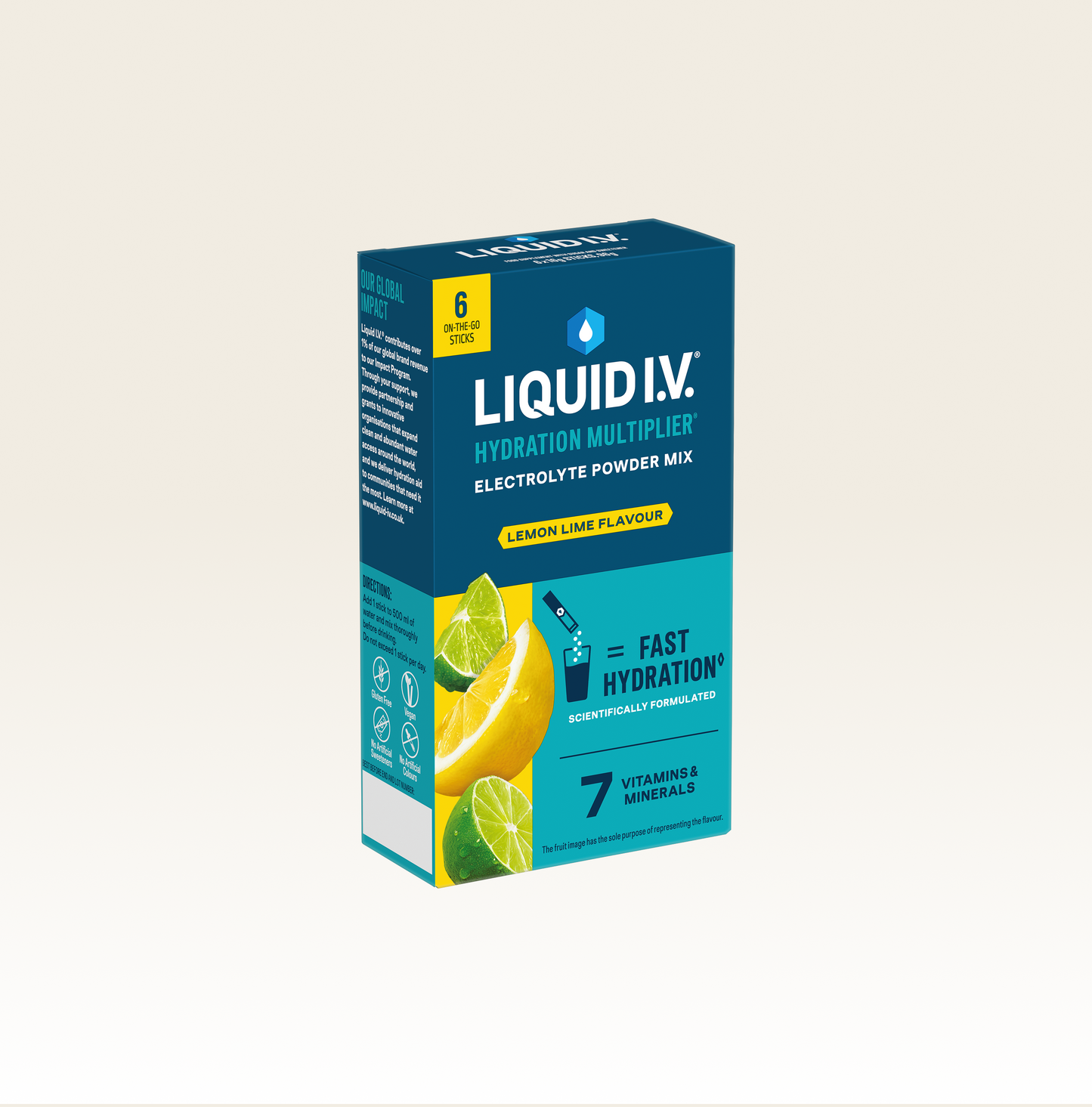Liquid I.V.® Hydration Multiplier® IE - Lemon Lime 6PK