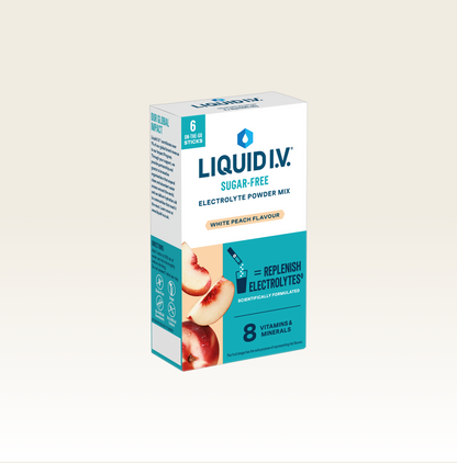 Liquid I.V.® Sugar-Free IE - White Peach 6PK