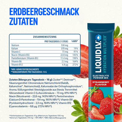 Liquid I.V.® Hydration Multiplier® DE - Strawberry 24PK
